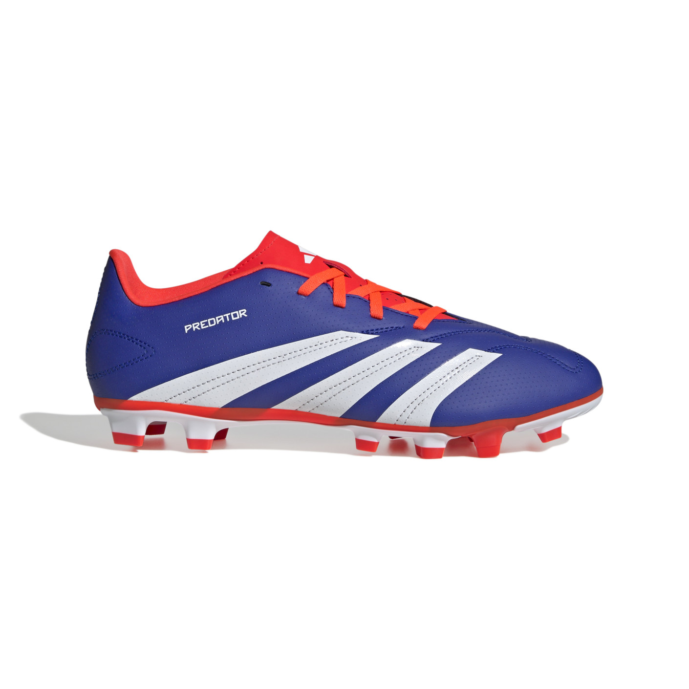 adidas Predator Club Gazon Naturel Gazon Artificiel Chaussures de Foot (MG) Bleu Blanc Rouge