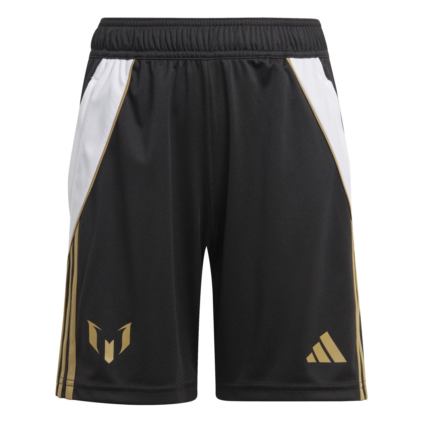 adidas Messi Trainingsbroekje Kids Zwart Wit Goud