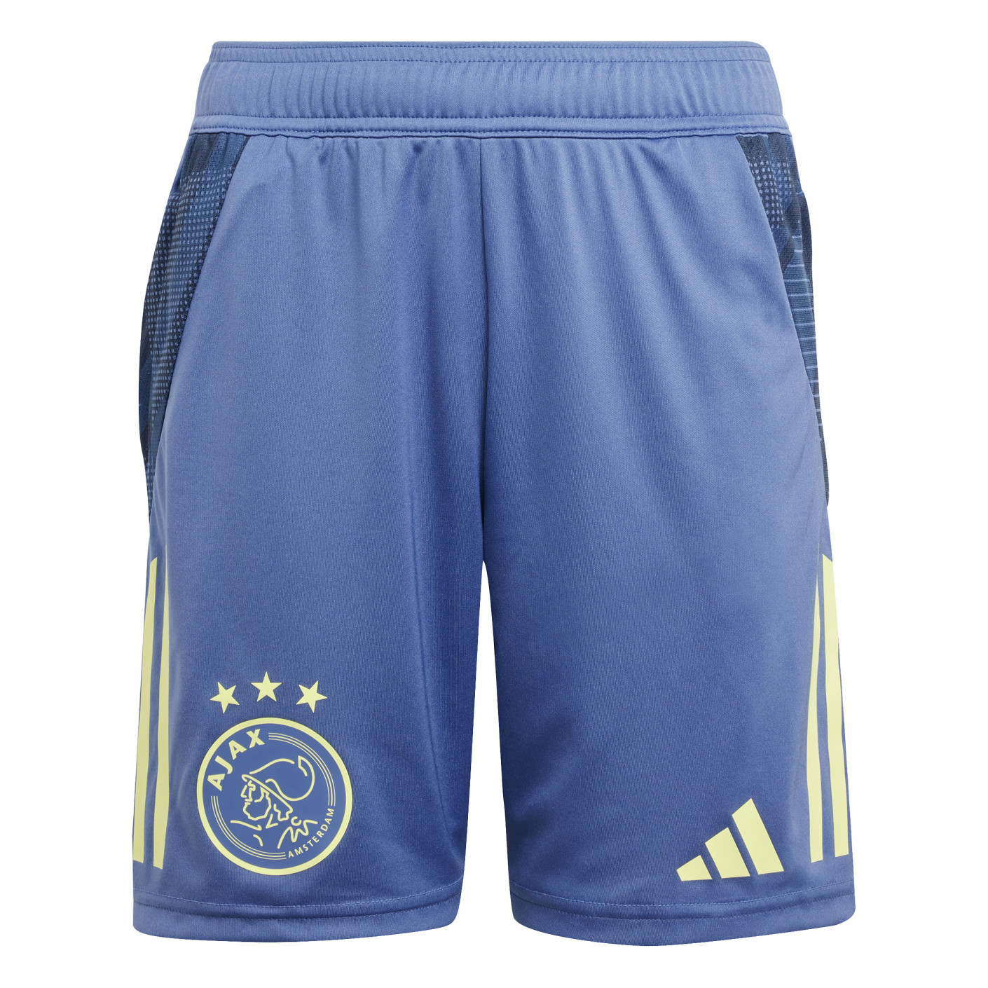 adidas Ajax Short d'Entraînement 2024-2025 Enfants Bleu Jaune