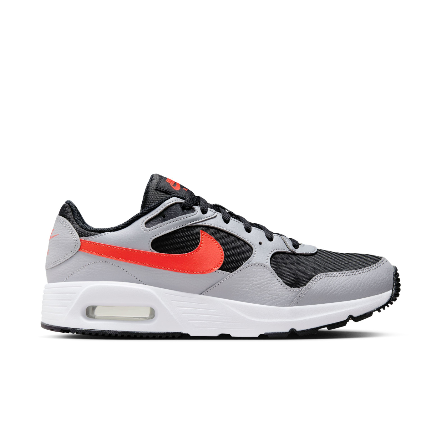 Baskets Nike Air Max SC gris noir rouge clair blanc