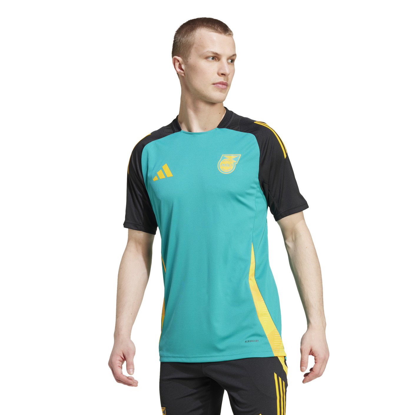 adidas Jamaïque Maillot d'Entraînement 2024-2026 Vert Noir Jaune