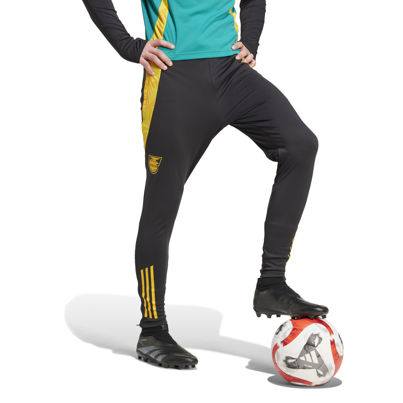 adidas Jamaïque Pantalon d'Entraînement 2024-2026 Noir Jaune