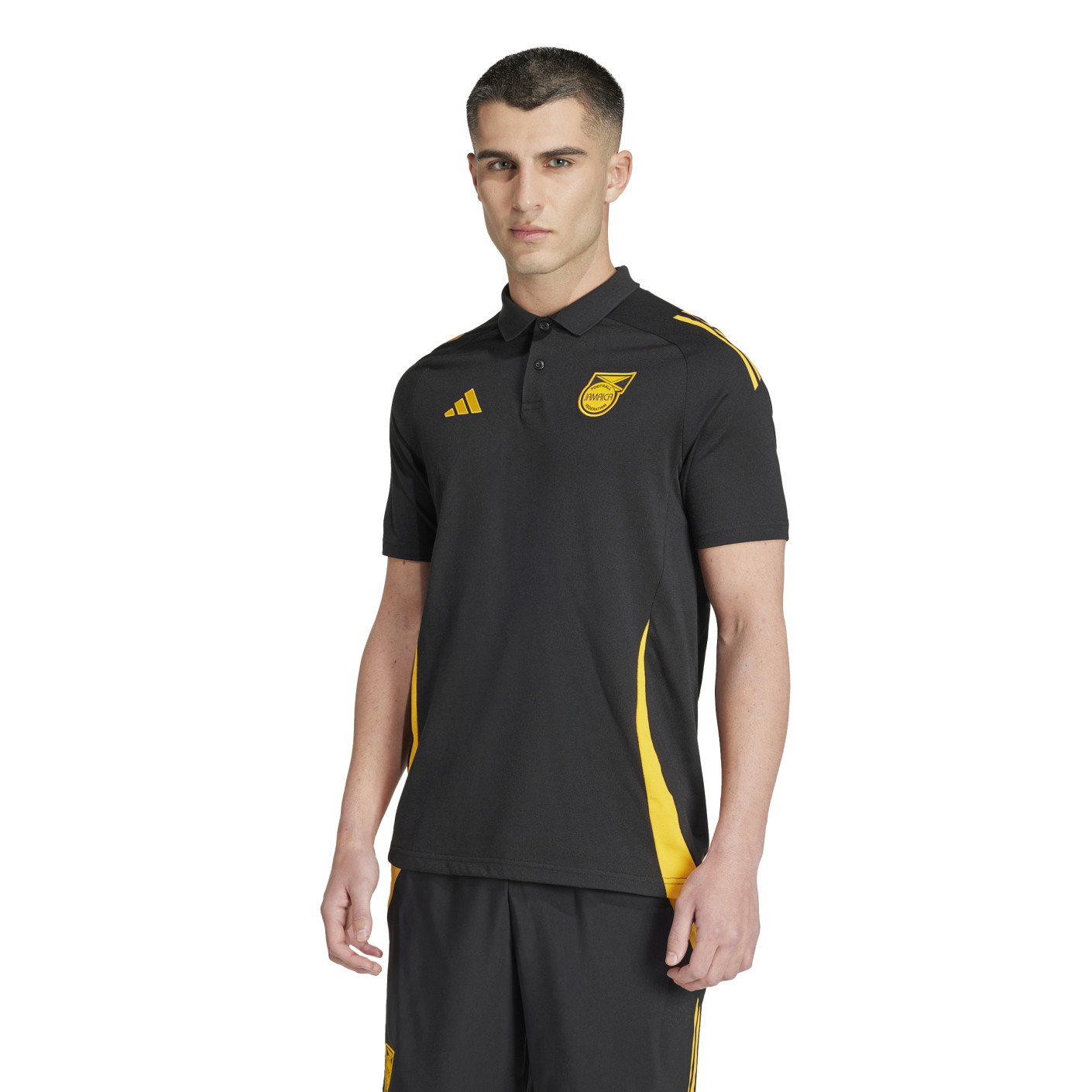 Polo adidas Jamaica 2024-2026 noir jaune