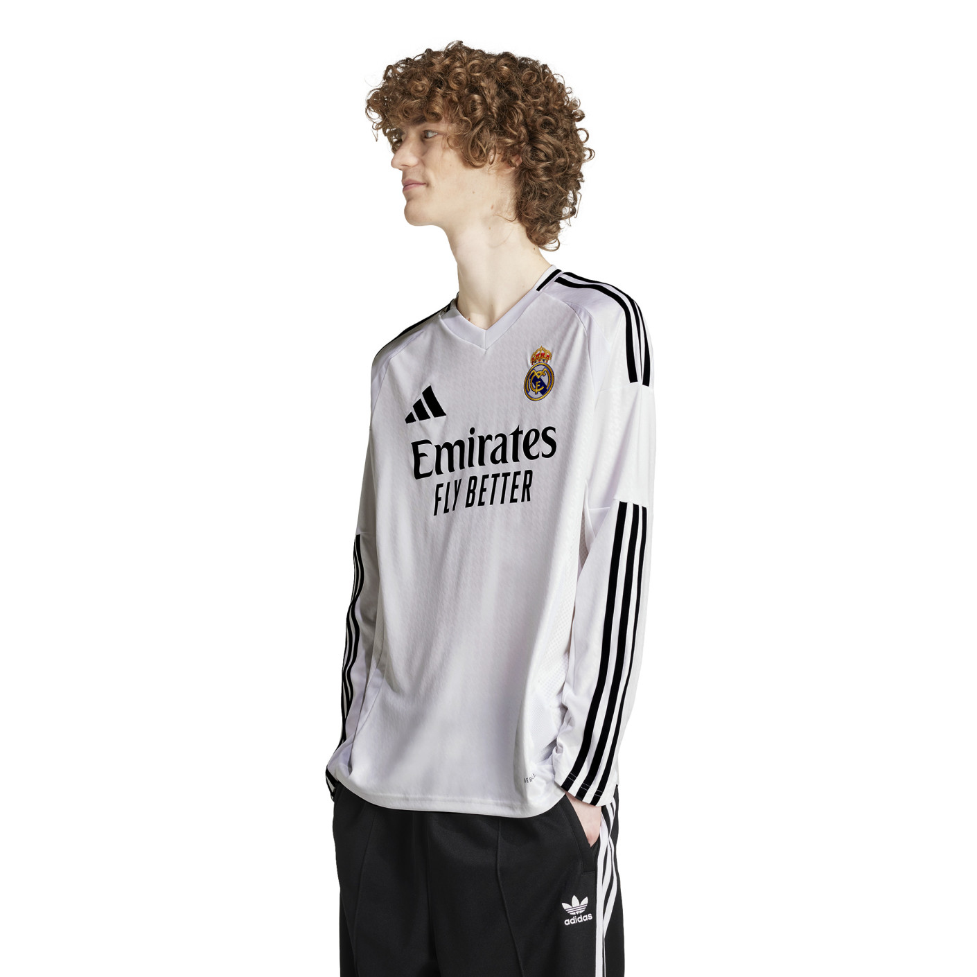 adidas Real Madrid Thuisshirt Lange Mouwen 2024-2025