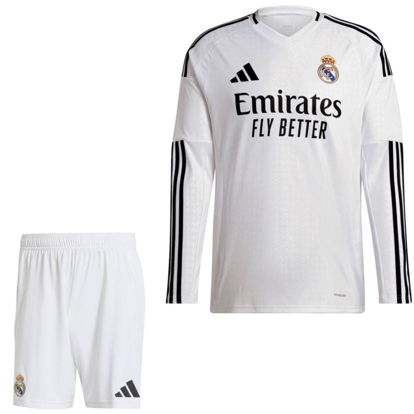 adidas Real Madrid Ensemble Domicile Manches Longues 2024-2025