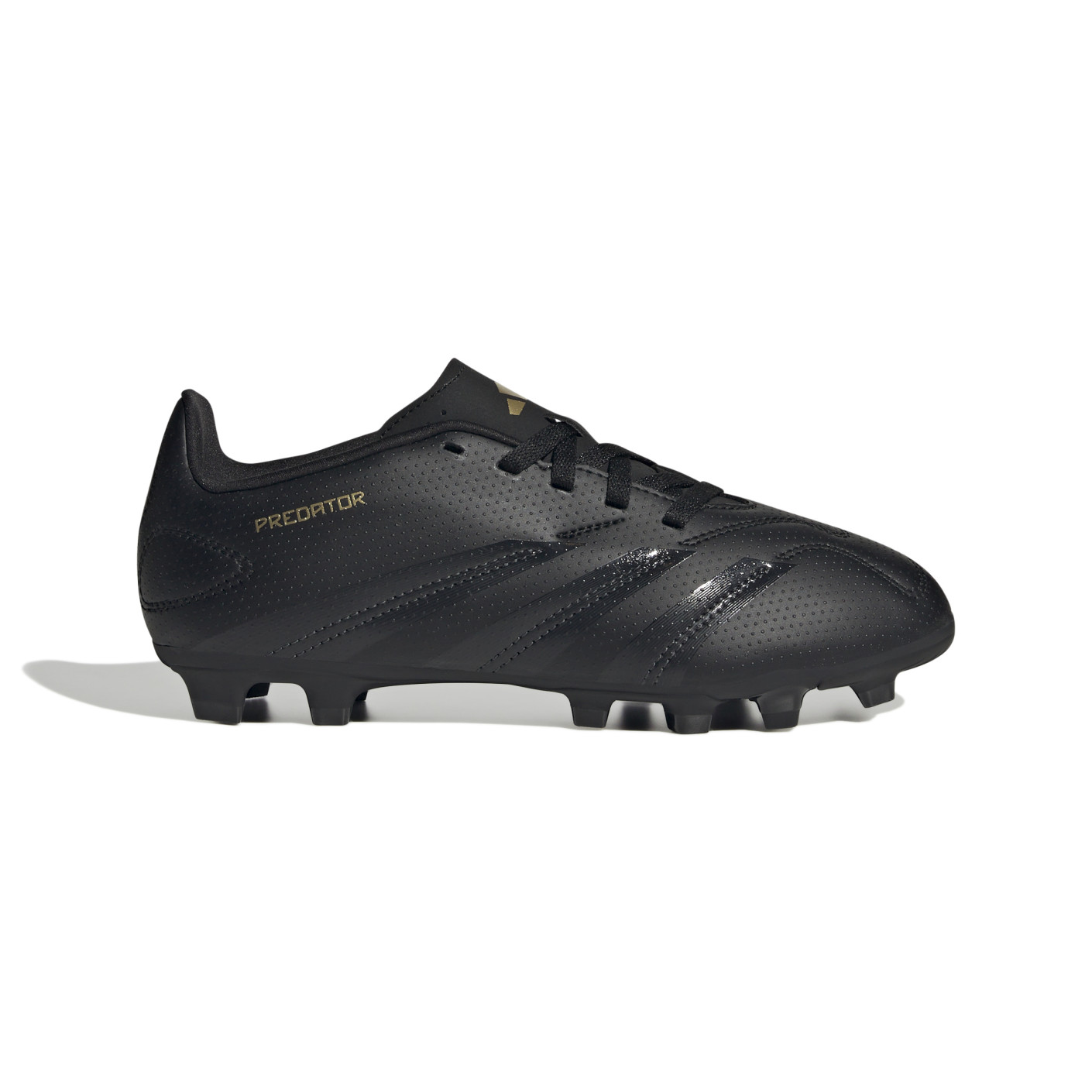 adidas Predator Club Gras / Kunstgras Voetbalschoenen (MG) Kids Zwart Goud