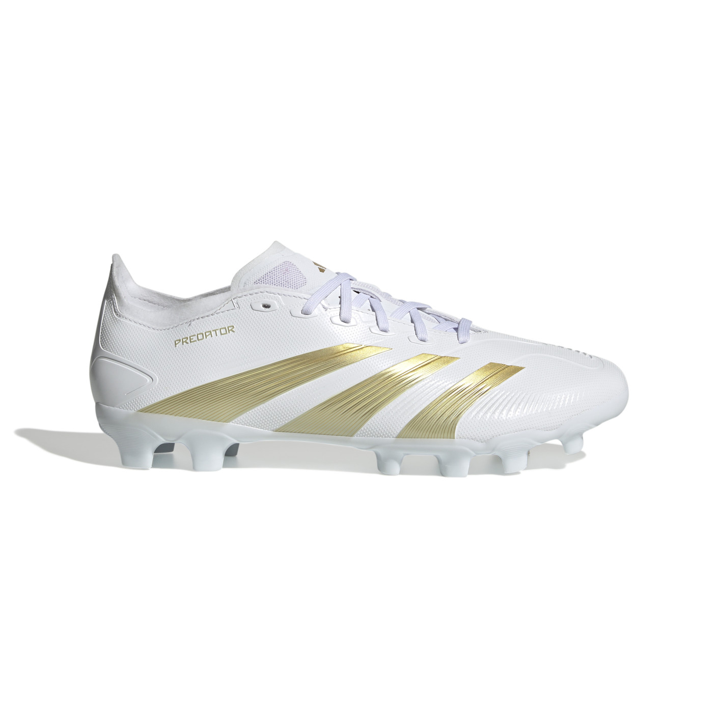 adidas Predator League Gras Kunstgras Voetbalschoenen MG Wit Goud