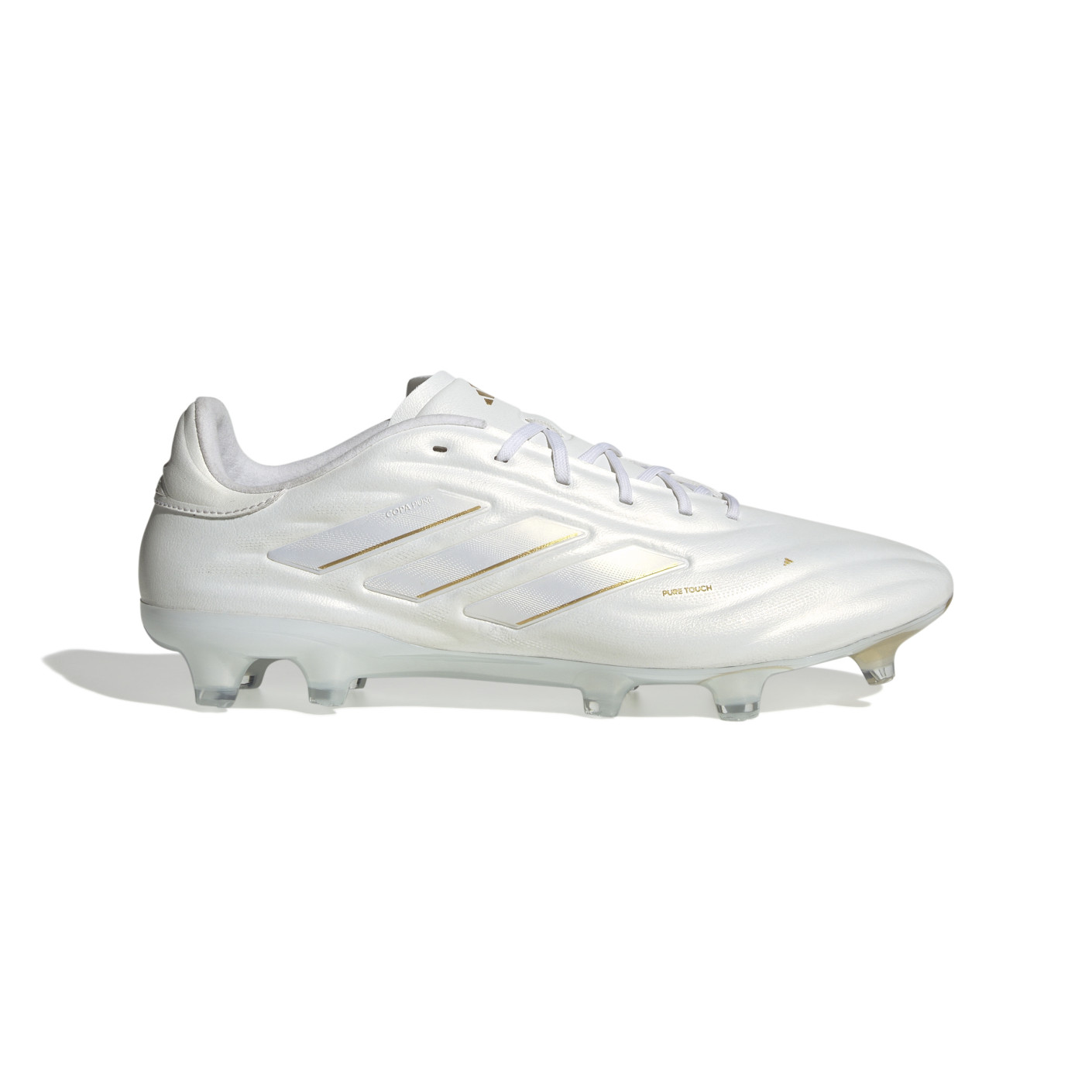 adidas Copa Pure 2 Elite Gazon Naturel Chaussures de Foot (FG) Blanc Doré