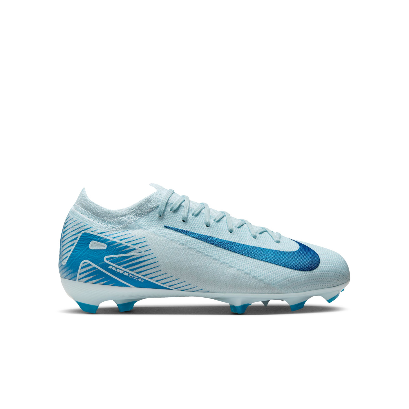 Nike Zoom Mercurial Vapor 16 Pro Gazon Naturel Chaussures de Foot FG Enfants Bleu Clair Bleu Voetbalshop.be