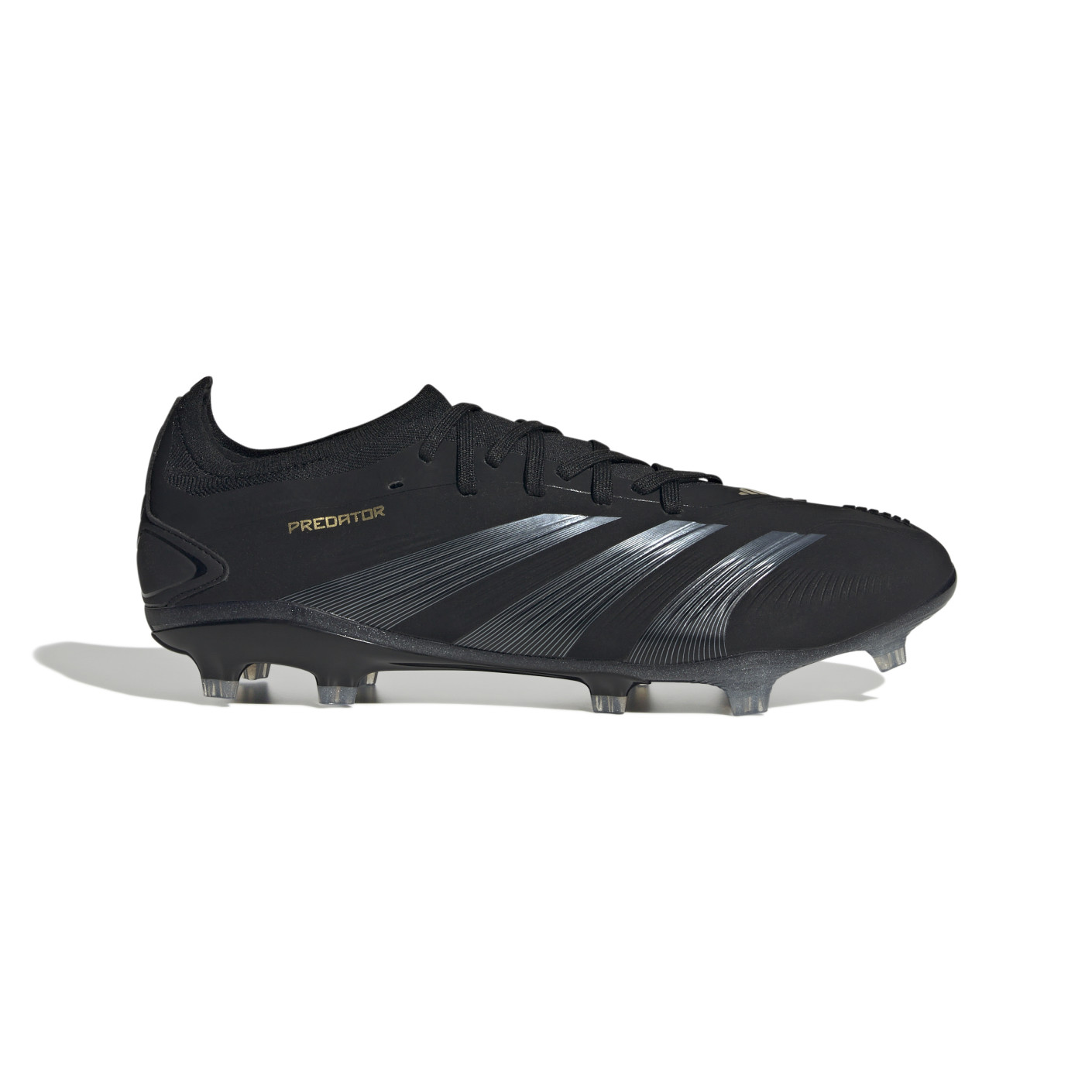 adidas Predator Pro Gras Voetbalschoenen (FG) Zwart Grijs Goud