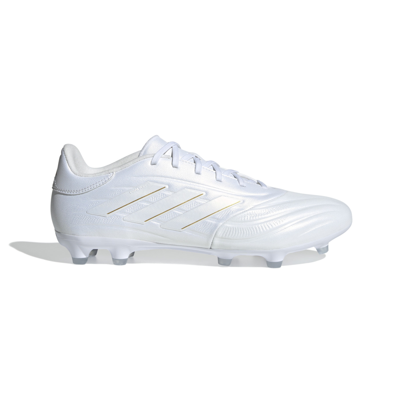 adidas Copa Pure 2 League Gazon Naturel Chaussures de Foot (FG) Blanc Doré