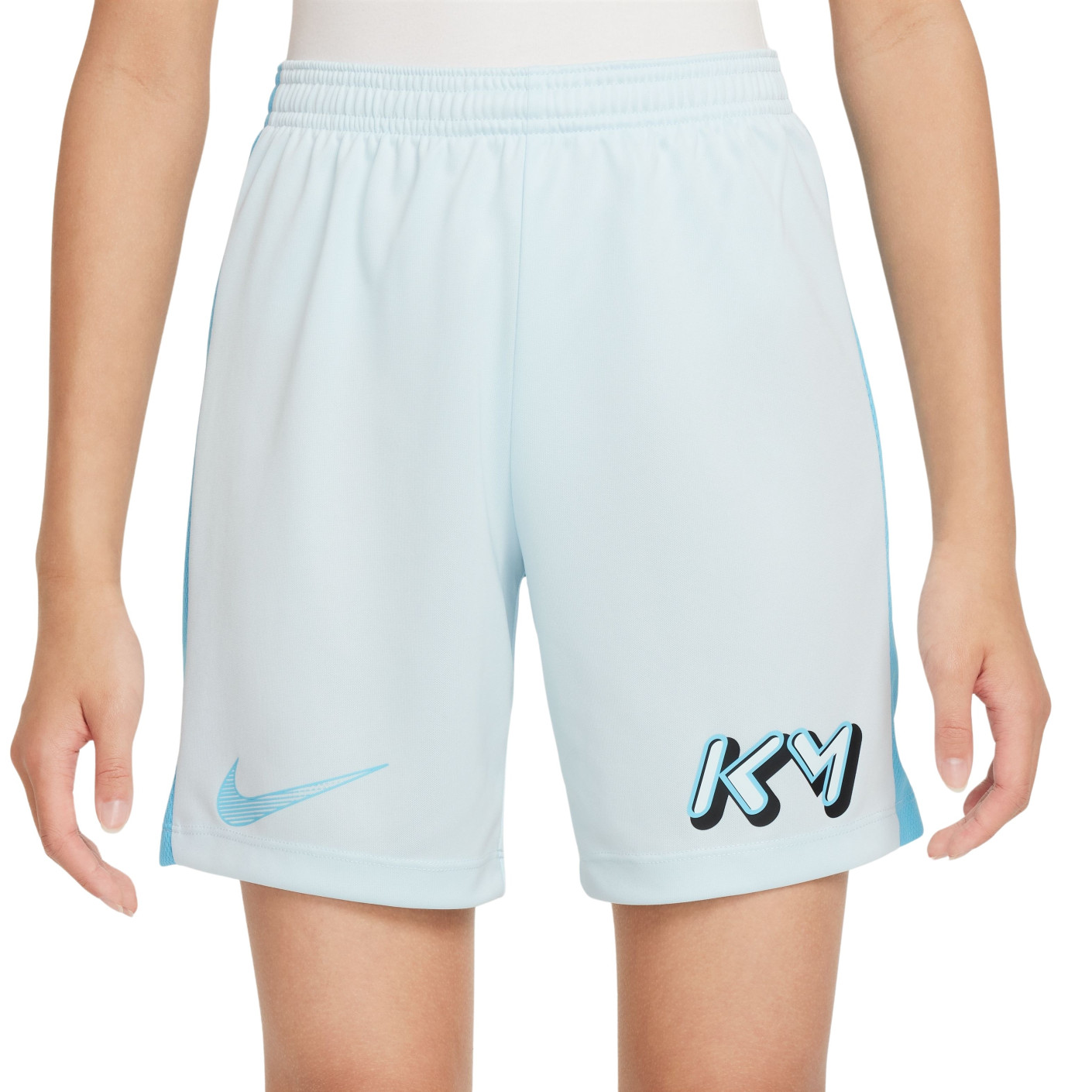 Nike Kylian Mbappé Academy Short d'Entraînement Enfants Bleu Clair Bleu