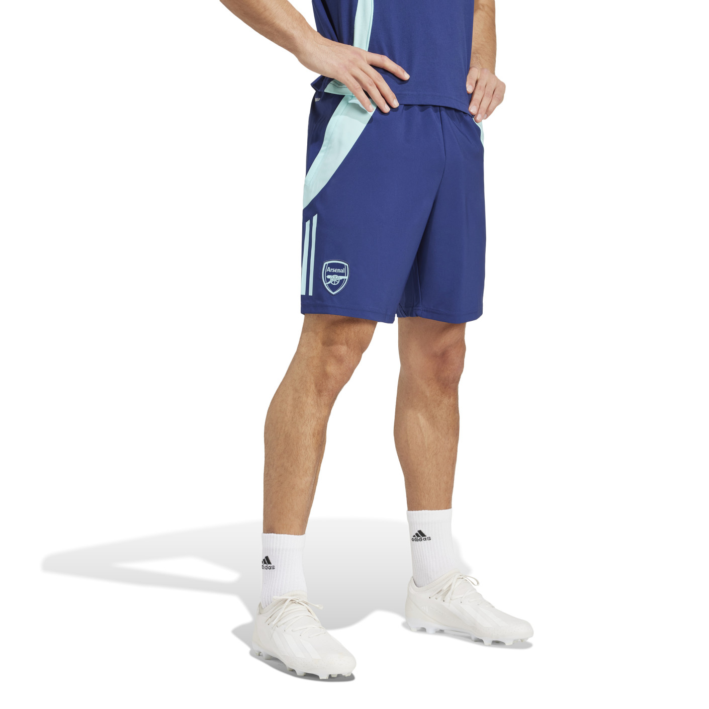 adidas Arsenal Travel Short 2024-2025 Bleu Foncé Bleu Clair