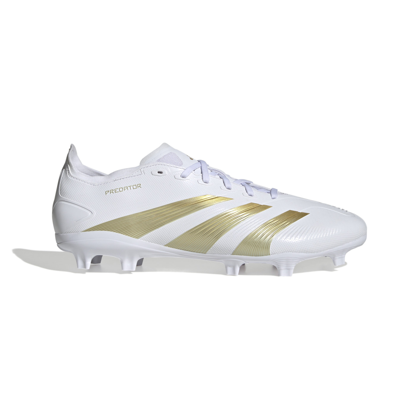 adidas Predator League Gazon Naturel Chaussures de Foot (FG) Blanc Doré