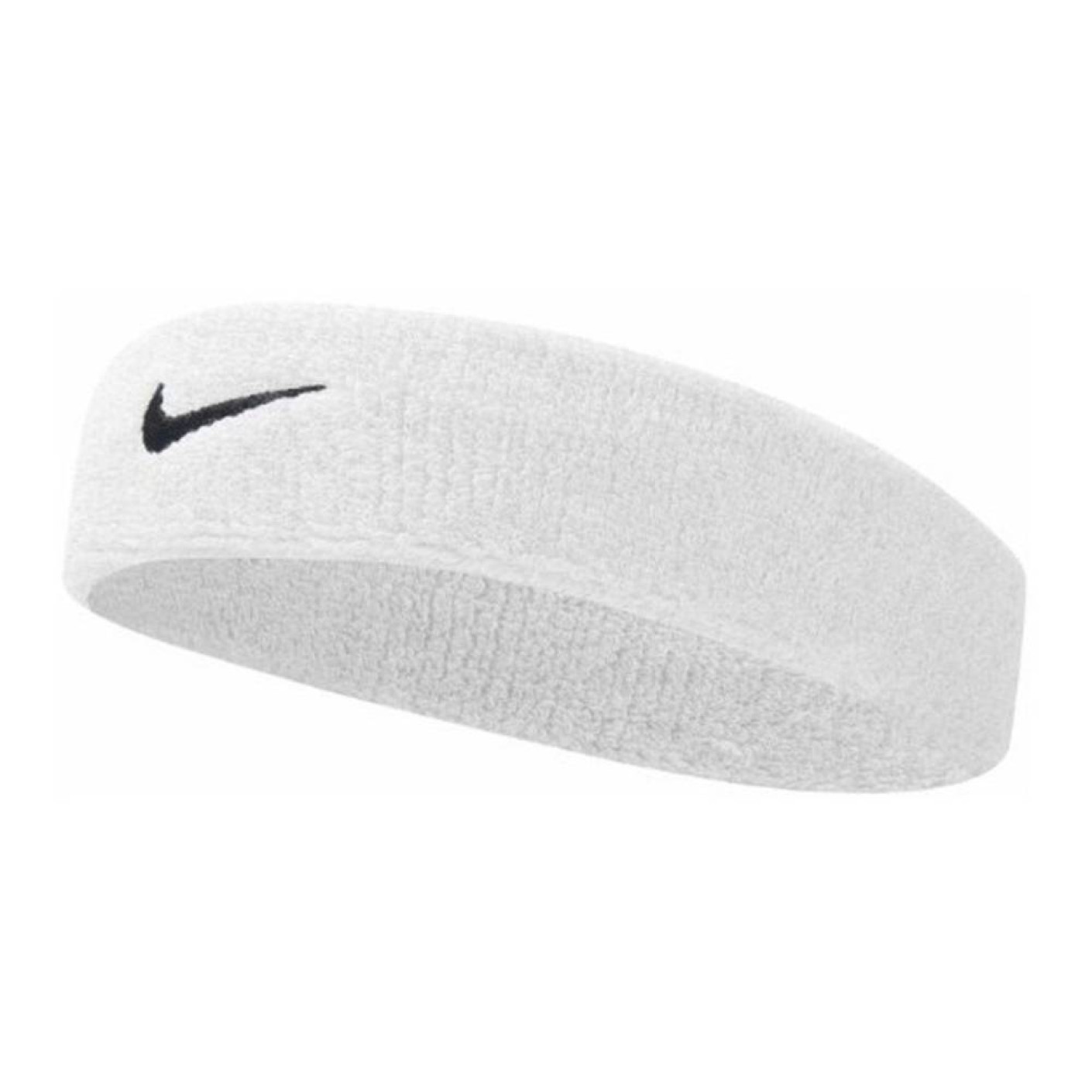 Bandeau Nike Swoosh blanc noir