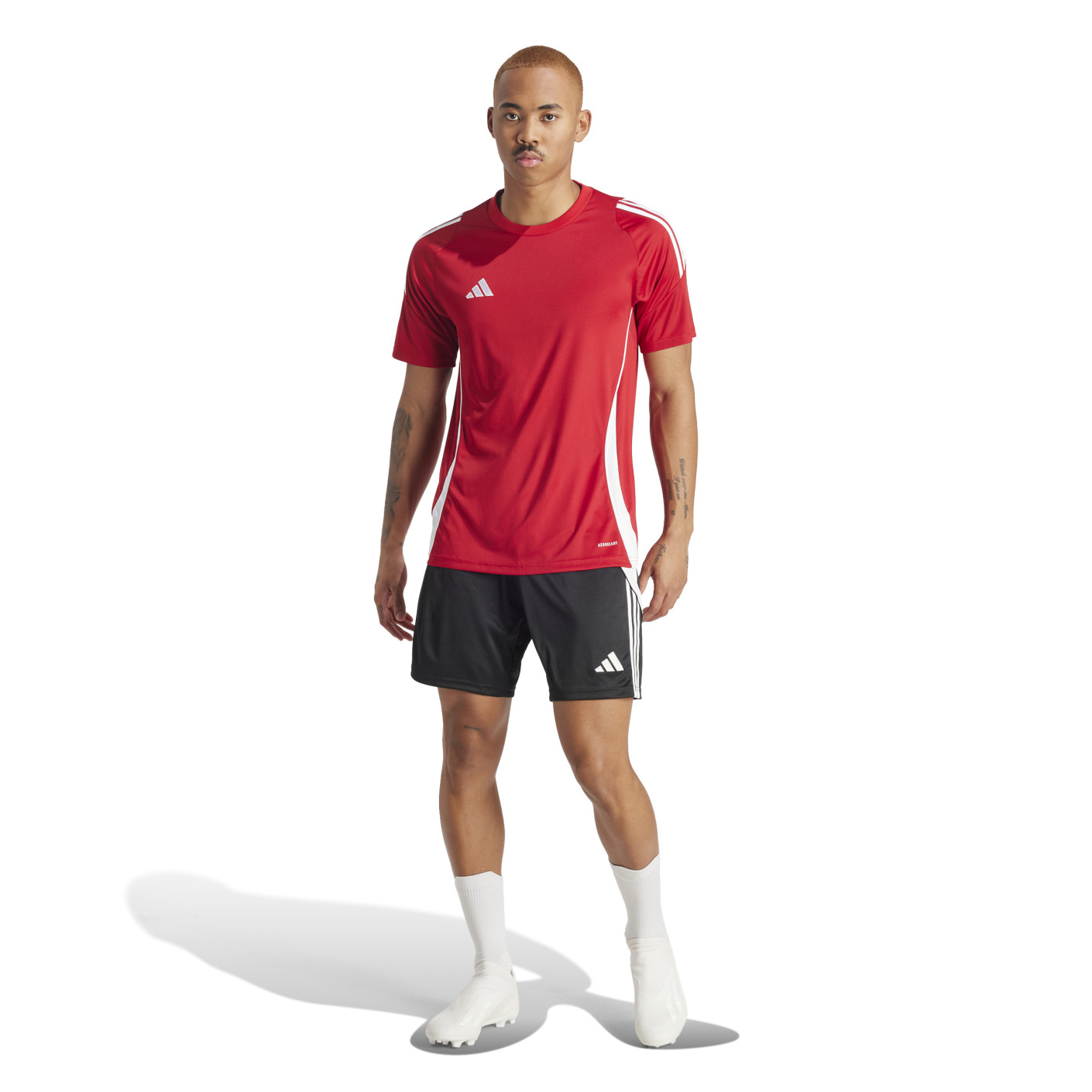 Kit d'entraînement adidas Tiro 24 rouge noir blanc