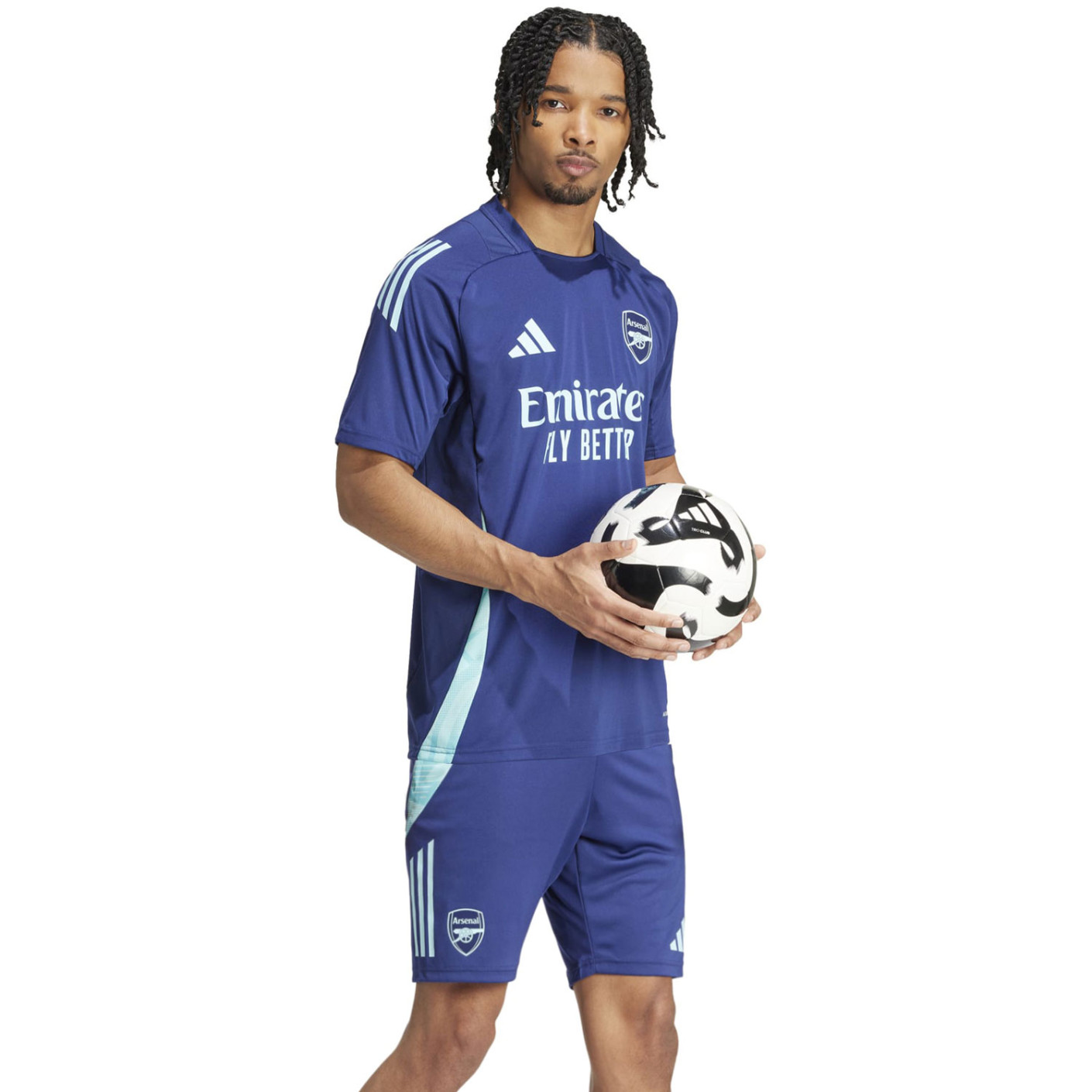 adidas Arsenal Trainingsset 2024-2025 Donkerblauw Lichtblauw