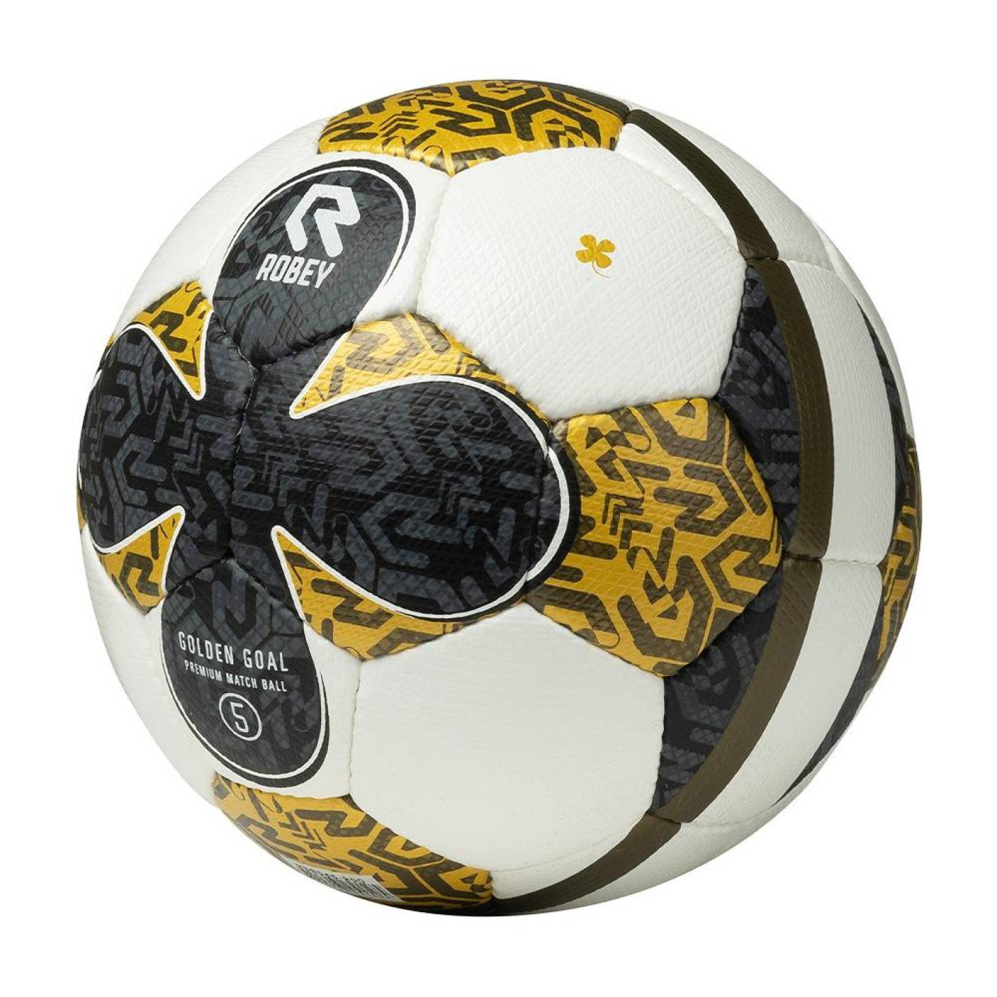 Ballon de match Robey Golden Goal blanc doré noir