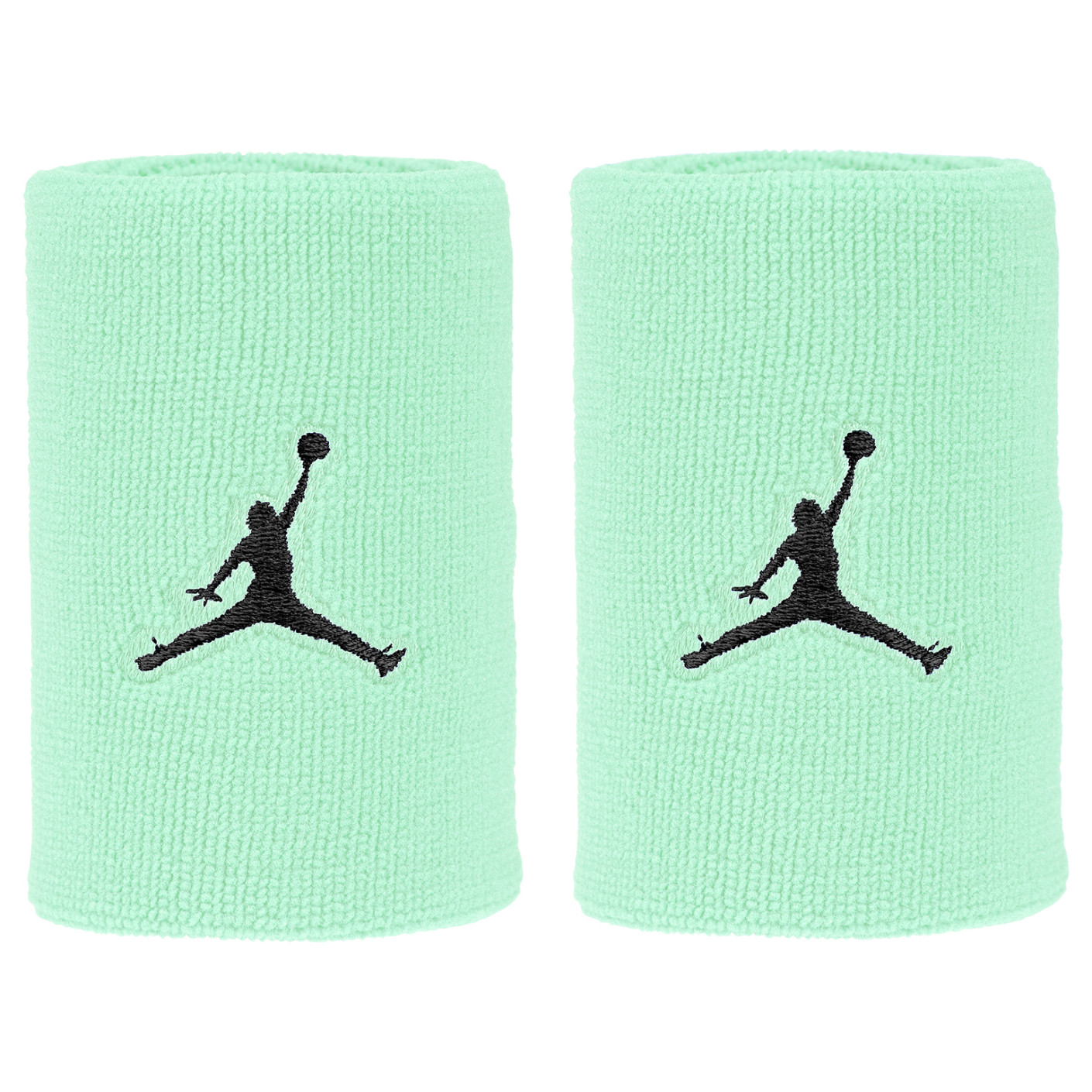 Lot de 2 bracelets Nike Jordan Jumpman, vert et blanc