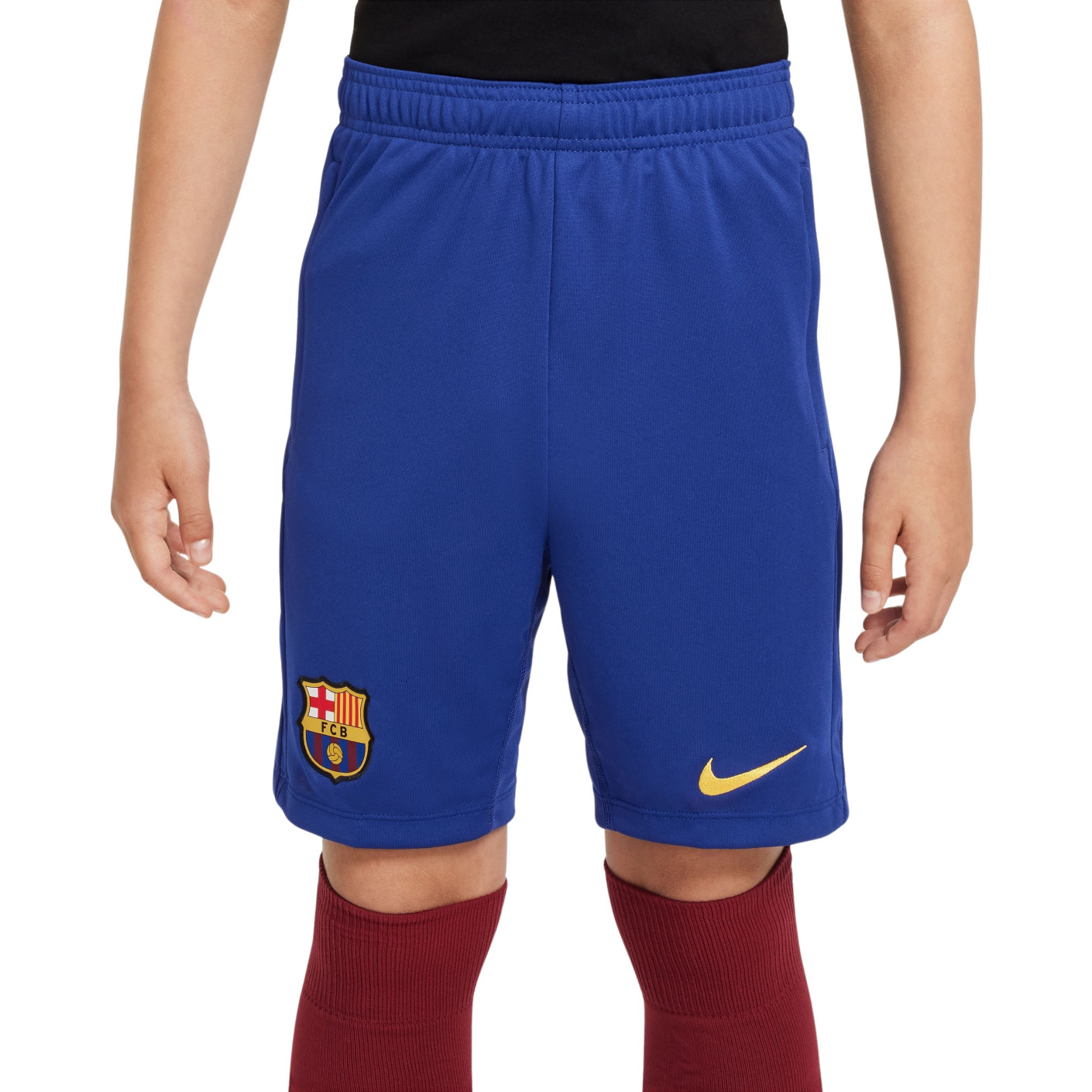 Nike FC Barcelone Academy Pro Short d'Entraînement 2024-2025 Enfants Bleu Jaune