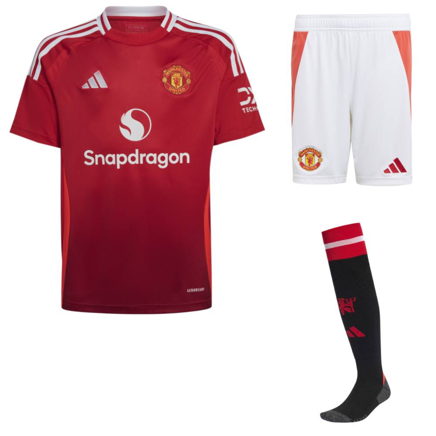 adidas Manchester United Tenue Domicile 2024-2025 Enfants