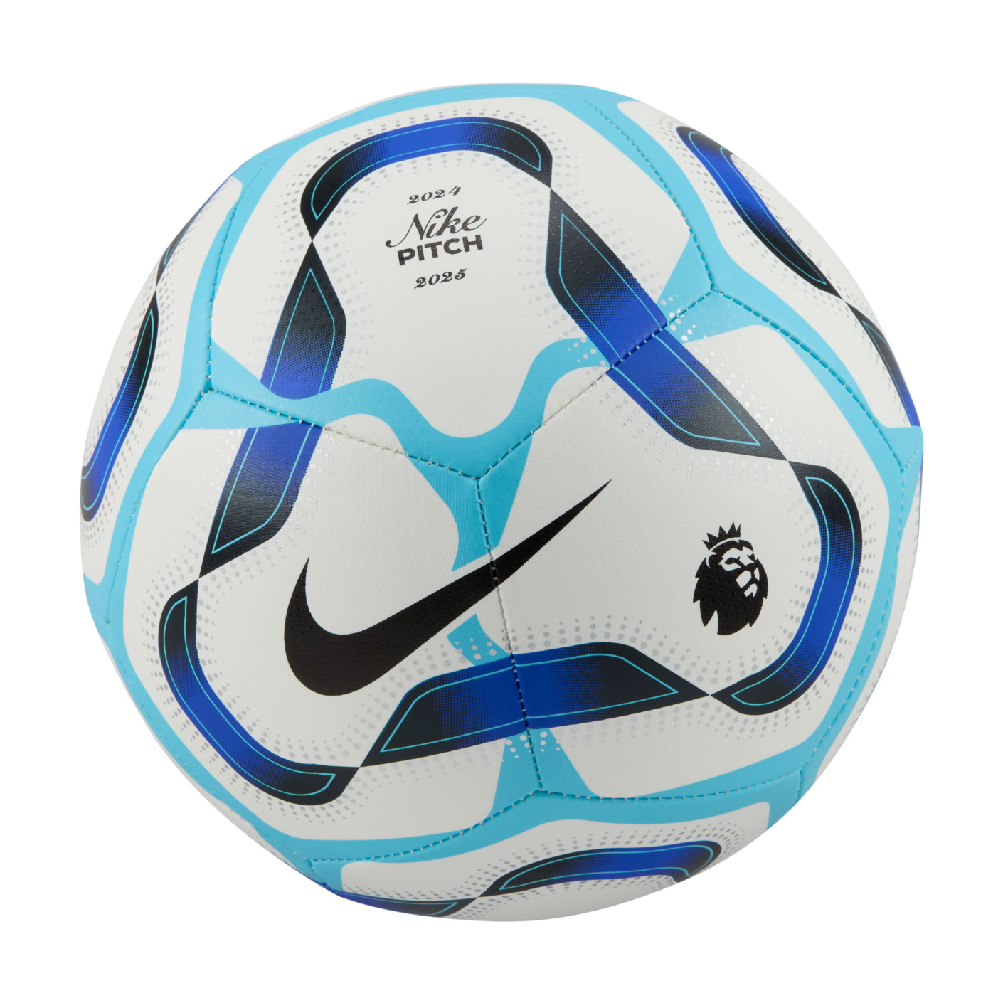 Nike Premier League Pitch Ballon de Foot 2024-2025 Blanc Bleu Clair Bleu Foncé