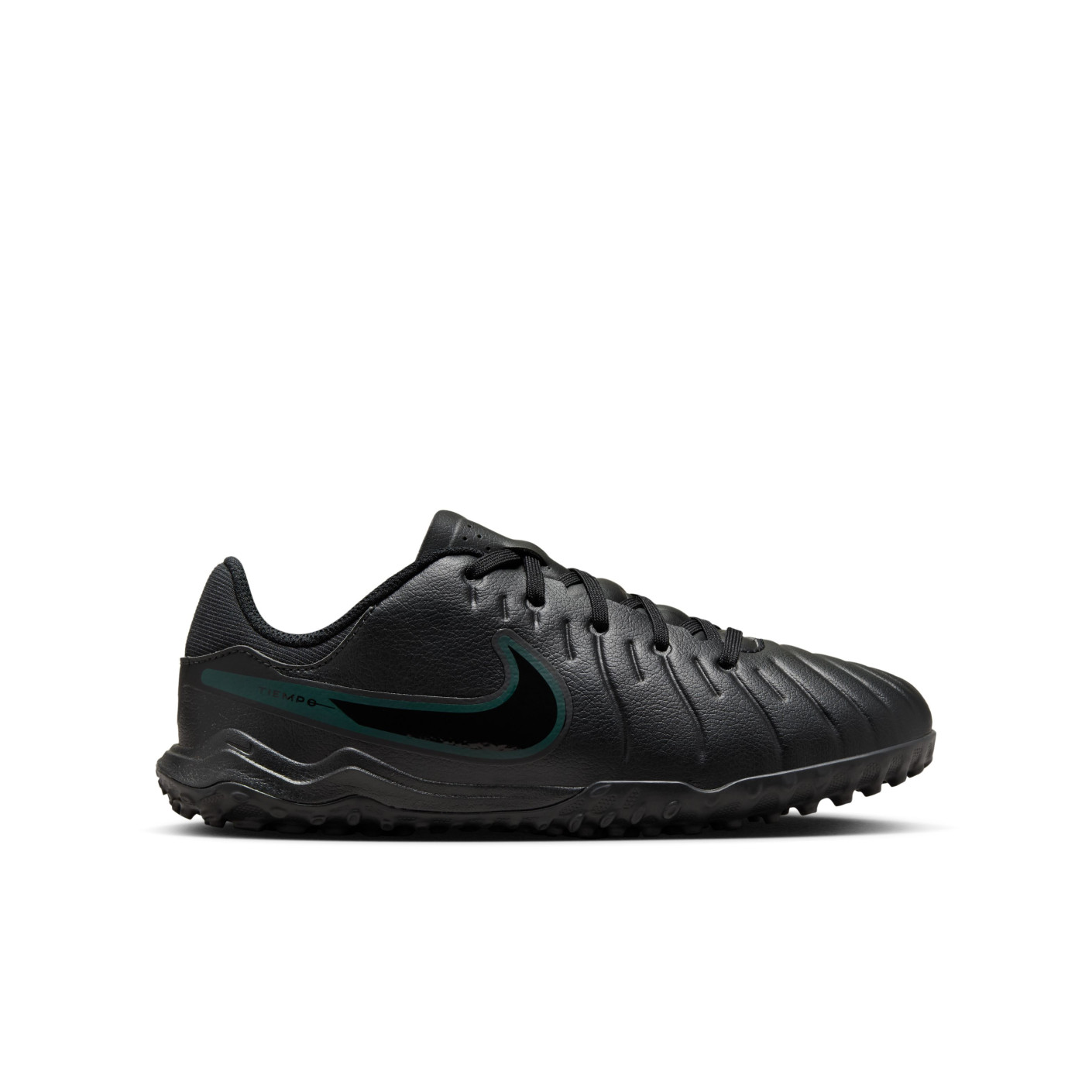 Nike Tiempo Legend 10 Academy Turf Voetbalschoenen (TF) Kids Zwart Donkergroen