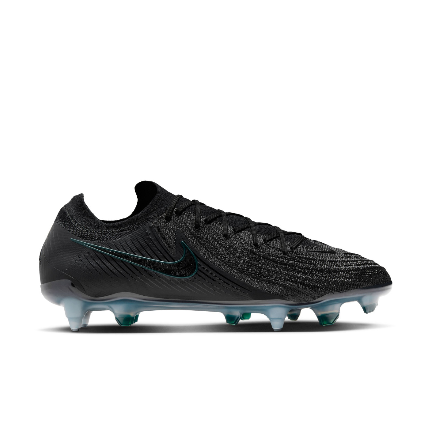 Nike Phantom GX II Elite IJzeren-Nop Voetbalschoenen (SG) Anti-Clog Zwart Donkergroen