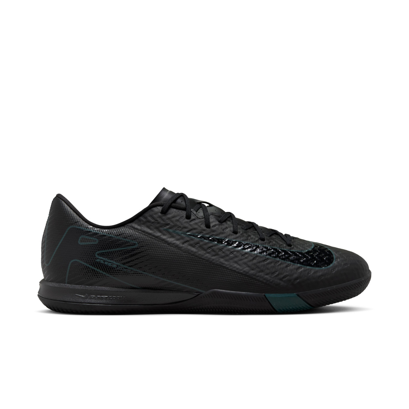 Nike Zoom Mercurial Vapor 16 Academy Chaussures de Foot en Salle (IN) Noir Vert Foncé