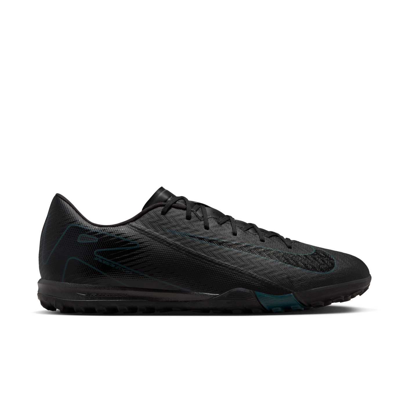 Nike Zoom Mercurial Vapor 16 Academy Turf Chaussures de Foot (TF) Noir Vert Foncé