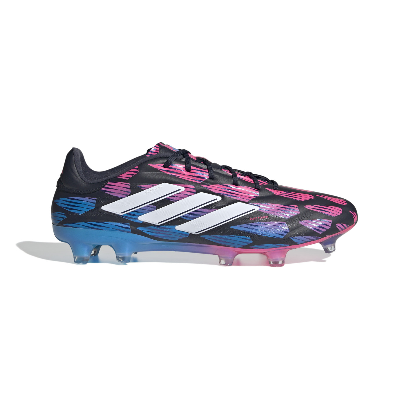 adidas Copa Pure 2 Elite Gazon Naturel Chaussures de Foot FG Noir Bleu Rose Voetbalshop.be