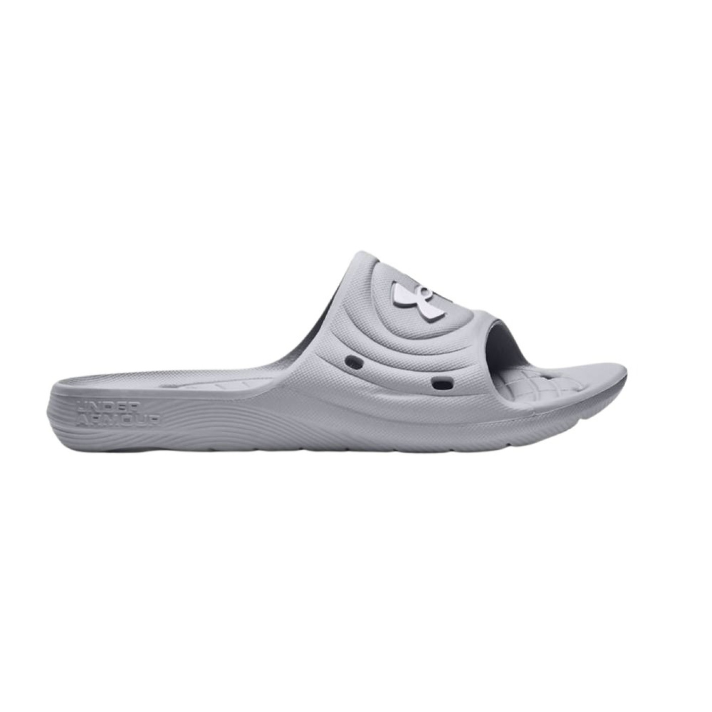 Chaussons de bain Under Armour Locker IV gris blanc