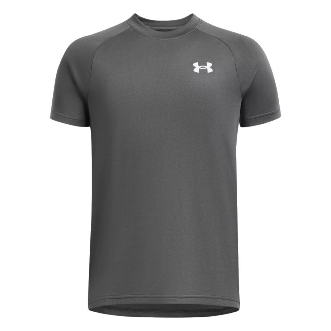 Chemise d'entraînement Under Armour Tech 2.0 pour enfants, gris et blanc