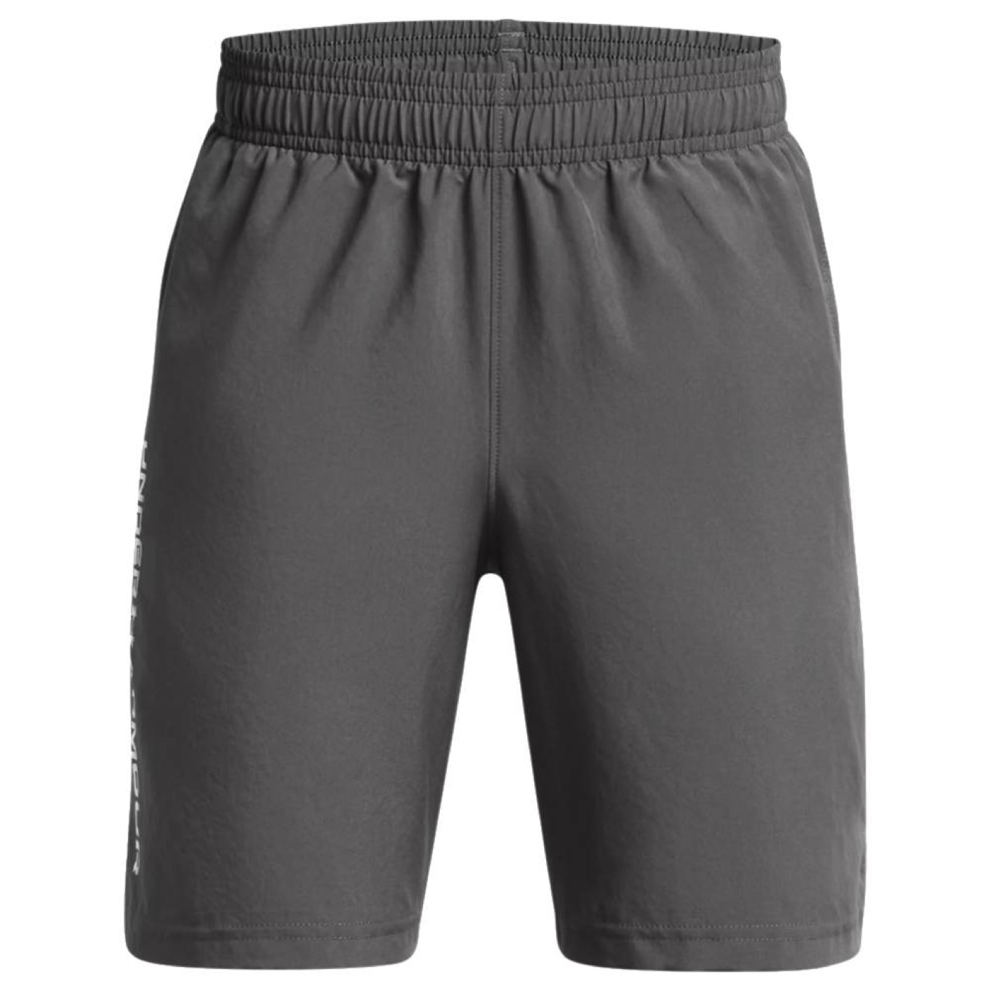 Pantalon d'entraînement Under Armour Woven Wordmark pour enfants, gris