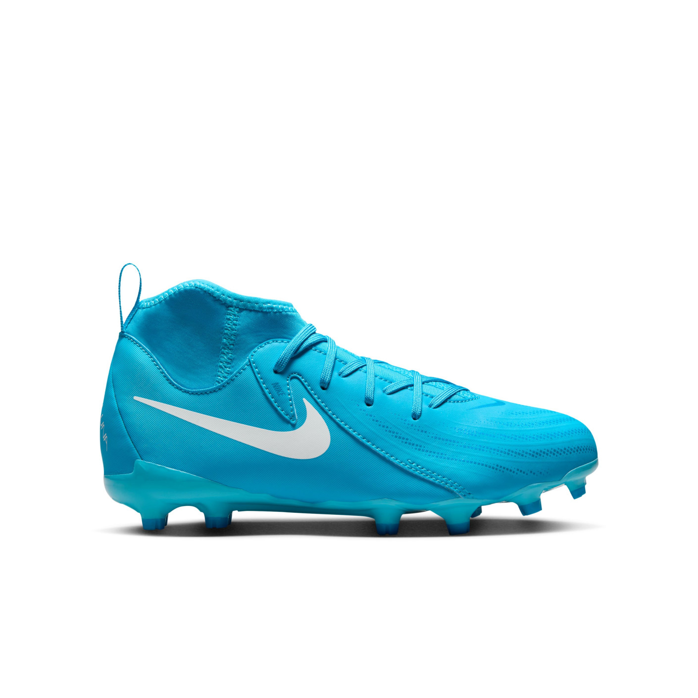 Nike Phantom Luna II Academy Gazon Naturel Gazon Artificiel Chaussures de Foot (MG) Enfants Bleu Blanc