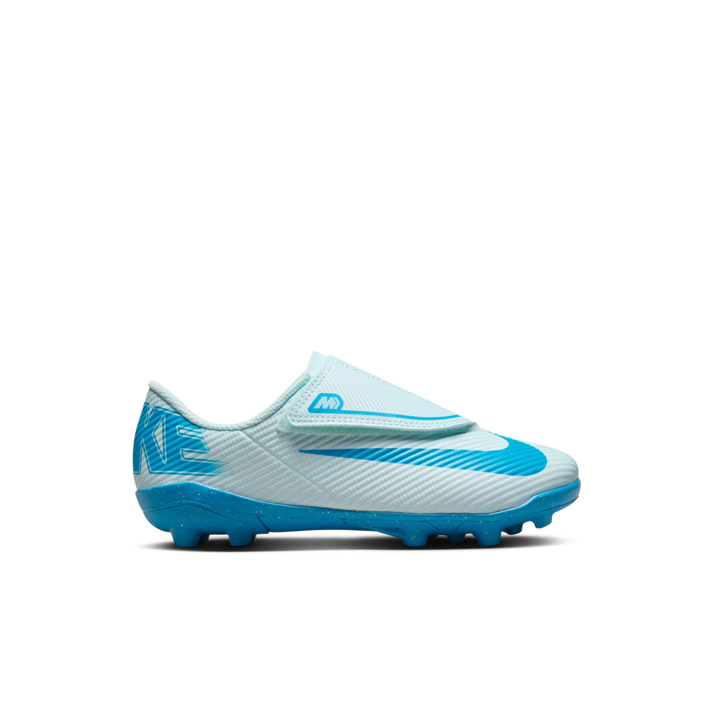 Nike Mercurial Vapor 16 Club Gazon Naturel Gazon Artificiel Chaussures de Foot (MG) Tout-Petits Bleu Clair Bleu