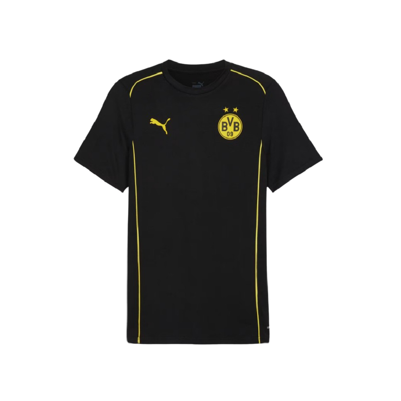 PUMA Borussia Dortmund Casuals T-Shirt 2024-2025 Noir Jaune