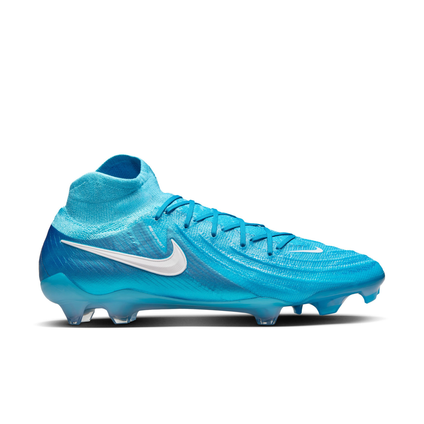 Nike Phantom Luna II Elite Gazon Naturel Chaussures de Foot FG Bleu Blanc Voetbalshop.be