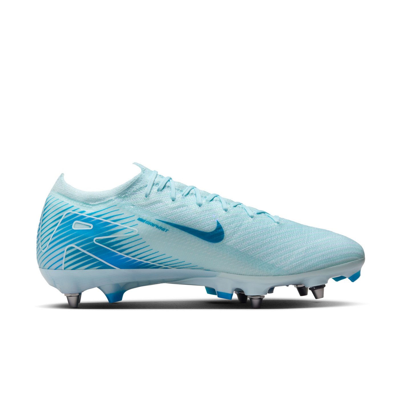 Nike Zoom Mercurial Vapor 16 Elite Crampons Visses Chaussures de Foot SG Bleu Clair Bleu Voetbalshop.be