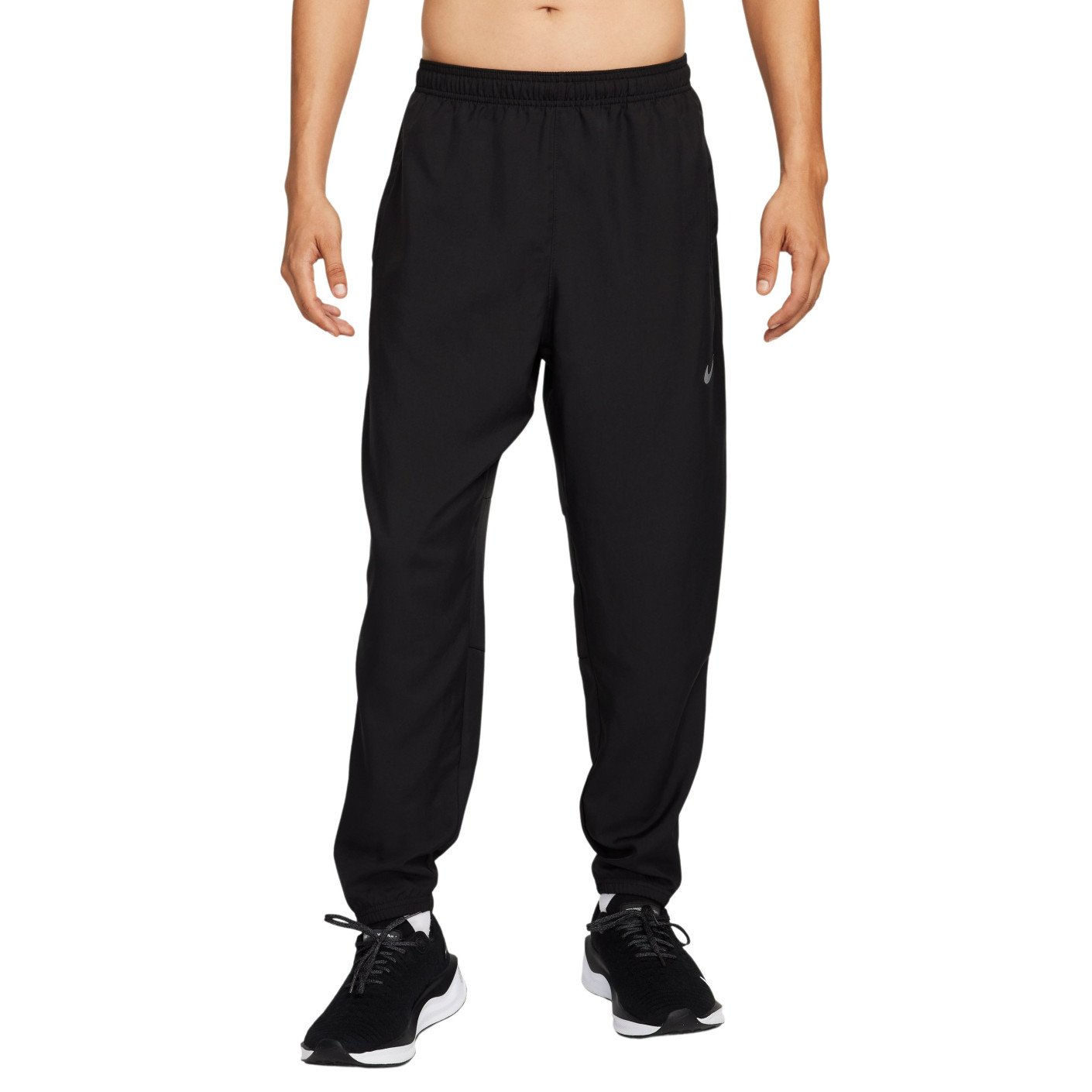 Pantalon d'entraînement tissé Nike Challenger noir et argenté