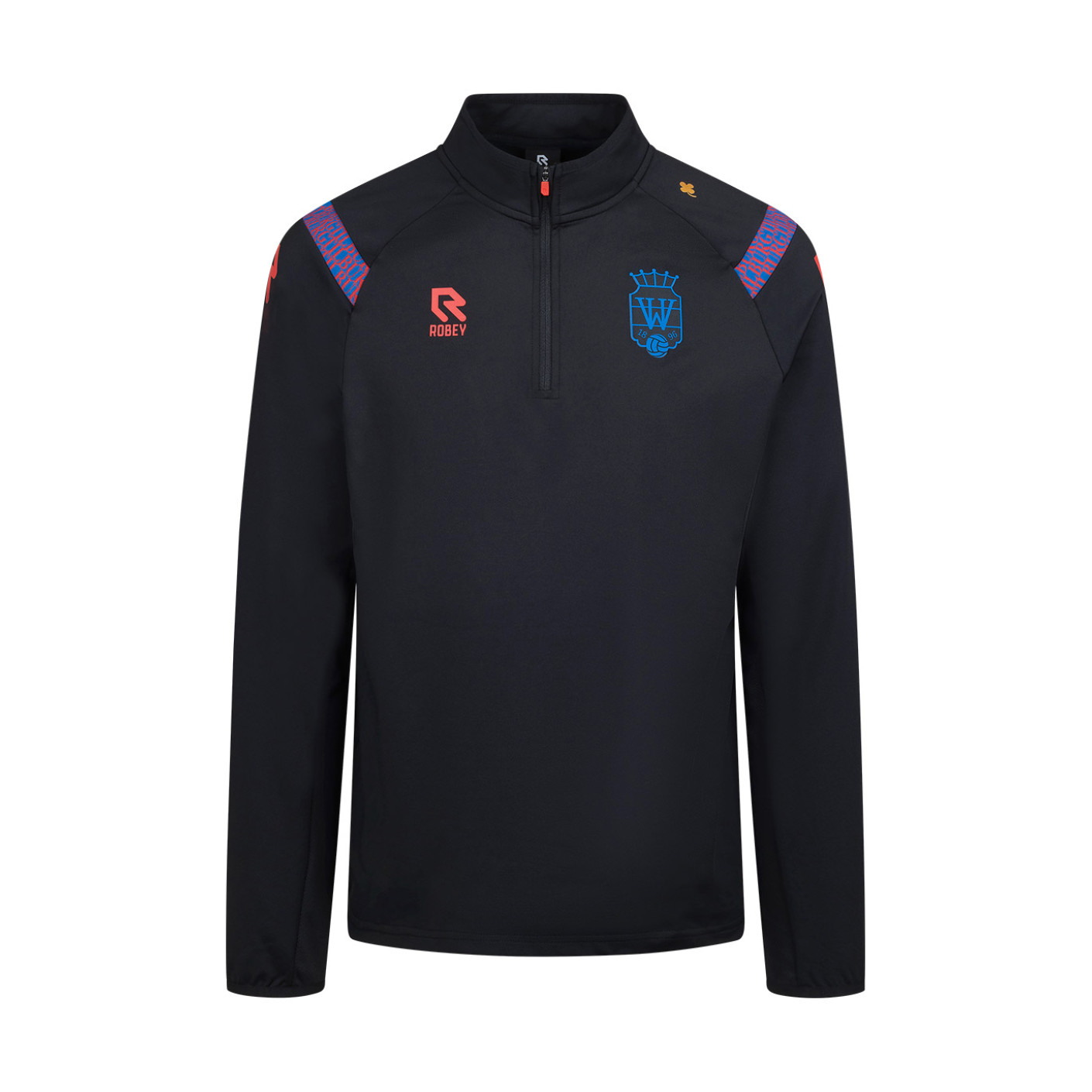 Robey Willem II Trainingstrui 1/4-Zip 2024-2025 Zwart