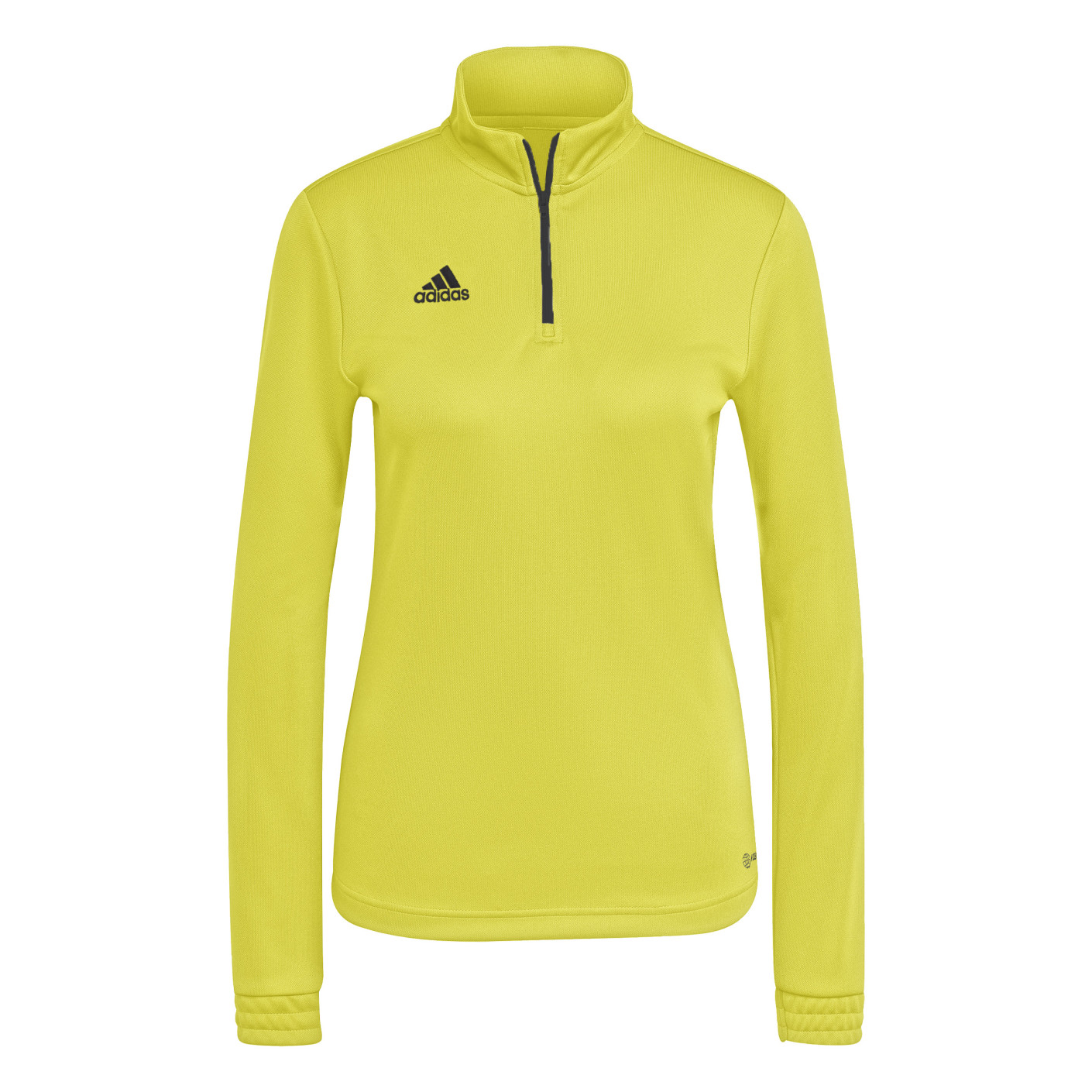 Haut d'entraînement adidas Entrada 22 1/4-Zip pour femmes, jaune et noir