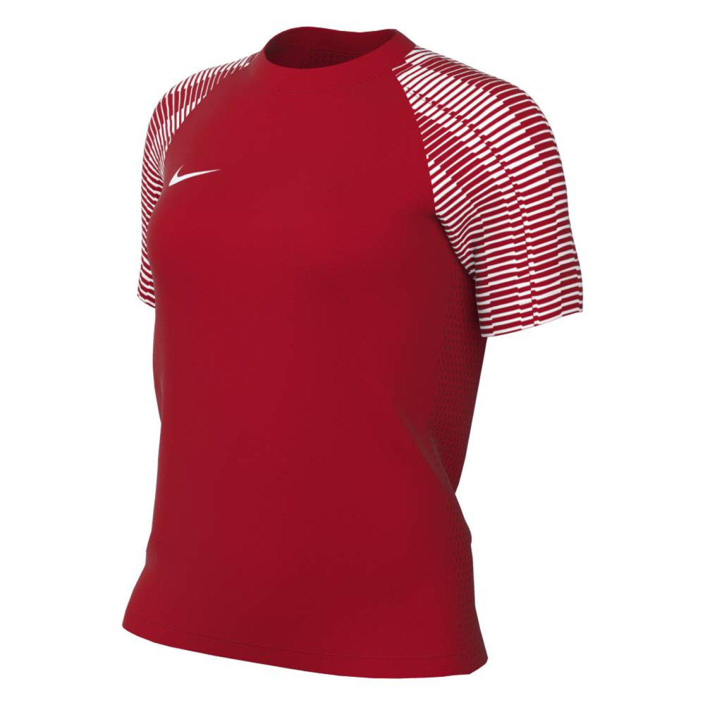 Chemise d'entraînement Nike Academy pour femme, rouge et blanc