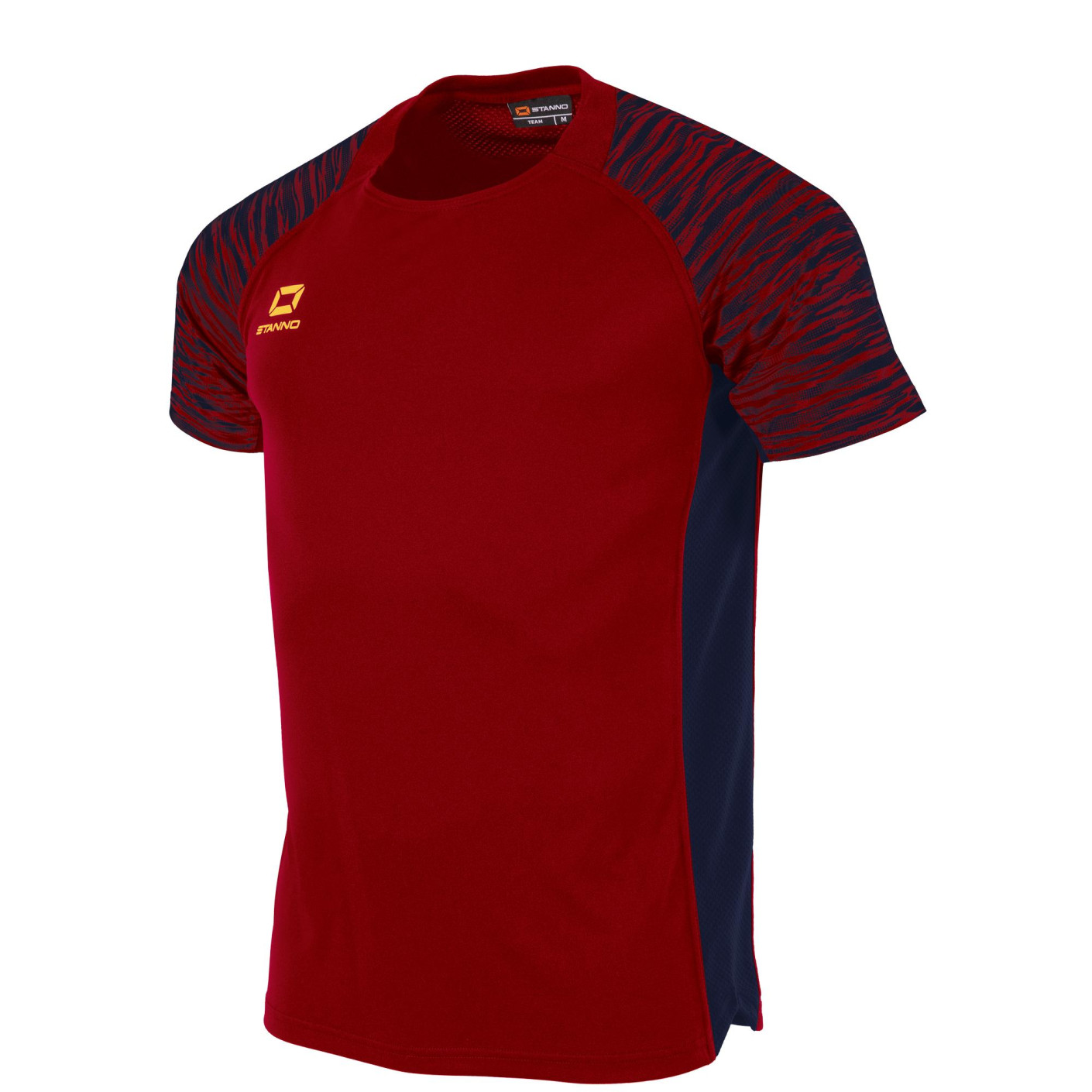 Chemise de football rouge bleu Stanno Bolt pour enfant