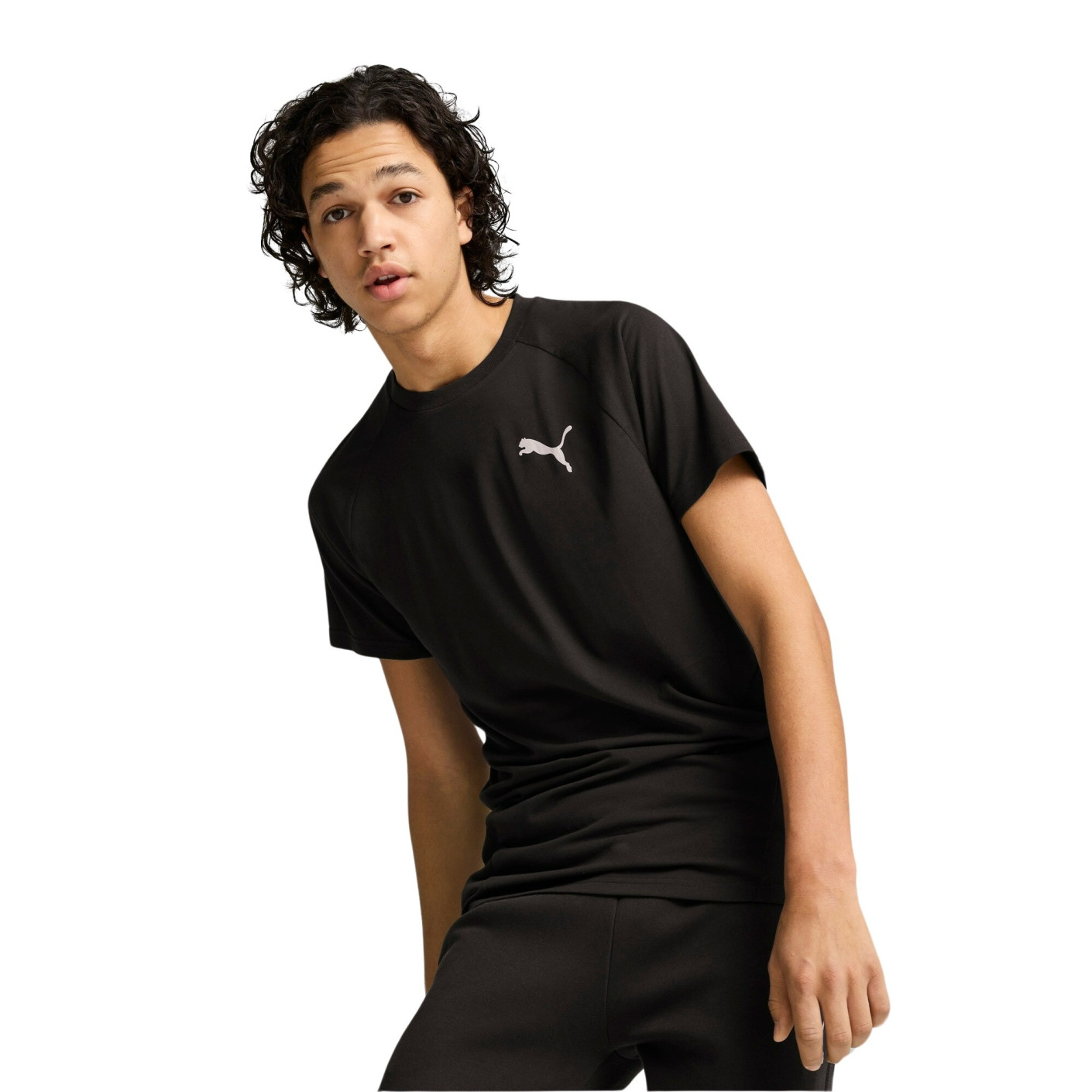 PUMA Evostripe T-Shirt Noir Argenté