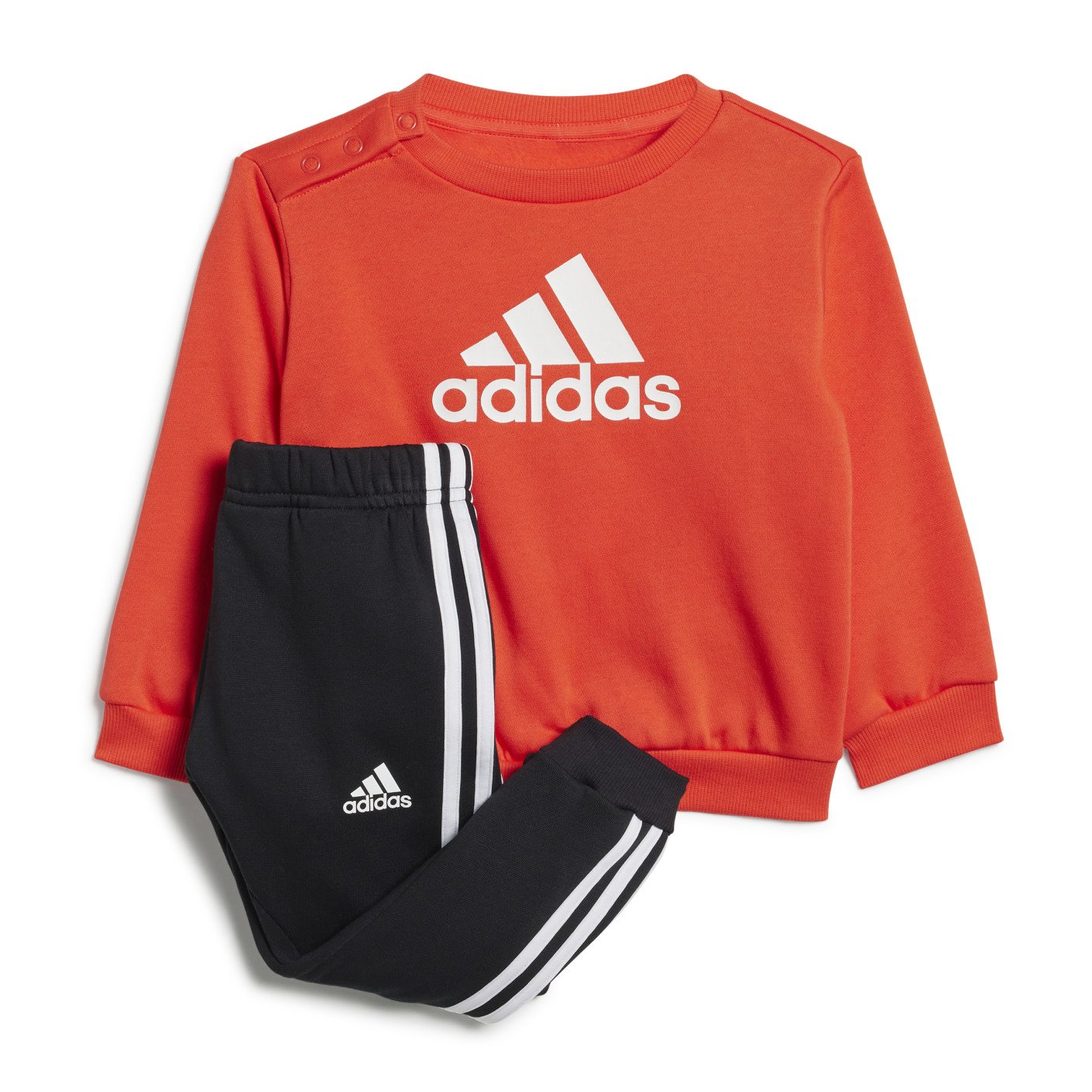 adidas Badge of Sport Survetement Jogging Bebe Tout Petits Rouge Noir Blanc