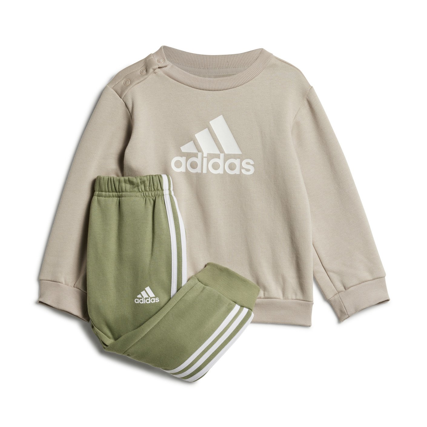 adidas Badge of Sport Survêtement Jogging Bébé / Tout-Petits Brun Vert Olive Blanc