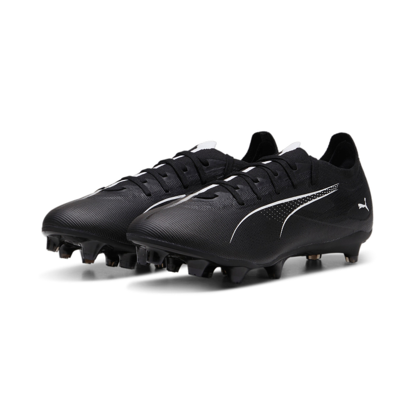 PUMA Ultra 5 Match Gazon Naturel Gazon Artificiel Chaussures de Foot (MG) Noir Blanc