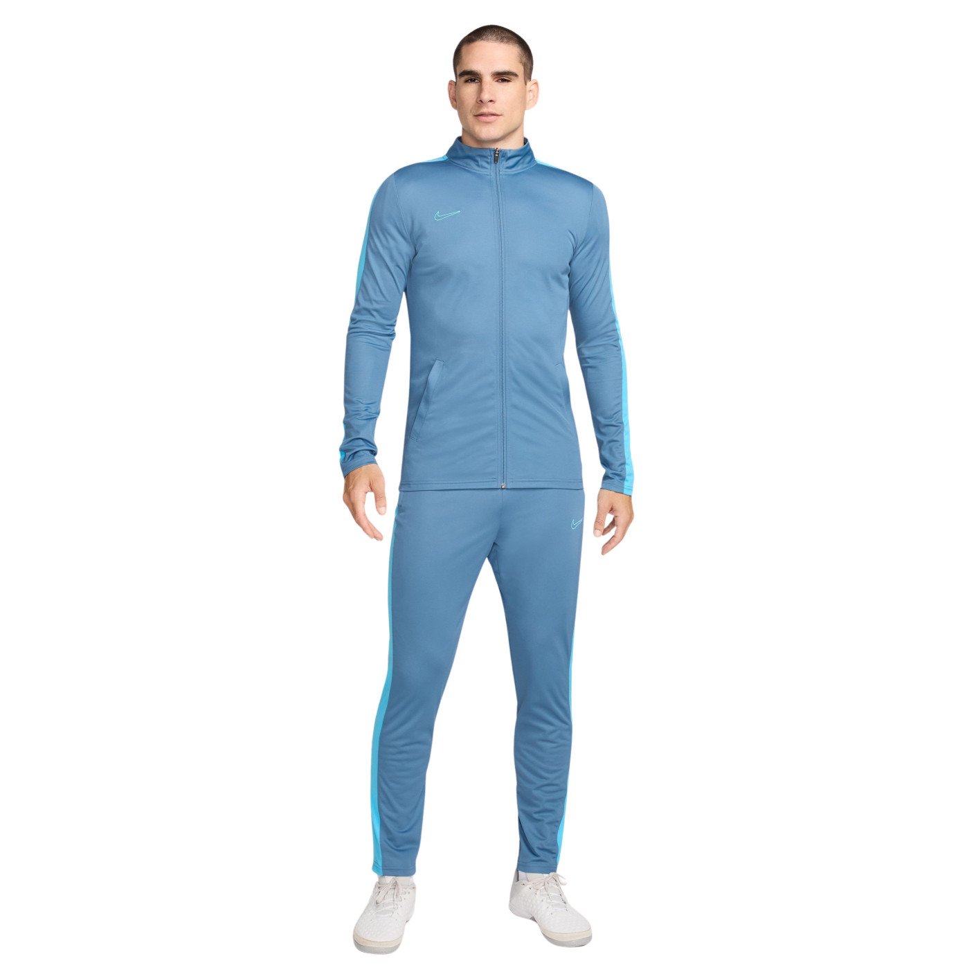 Survêtement zippé Nike Academy 23 bleu clair