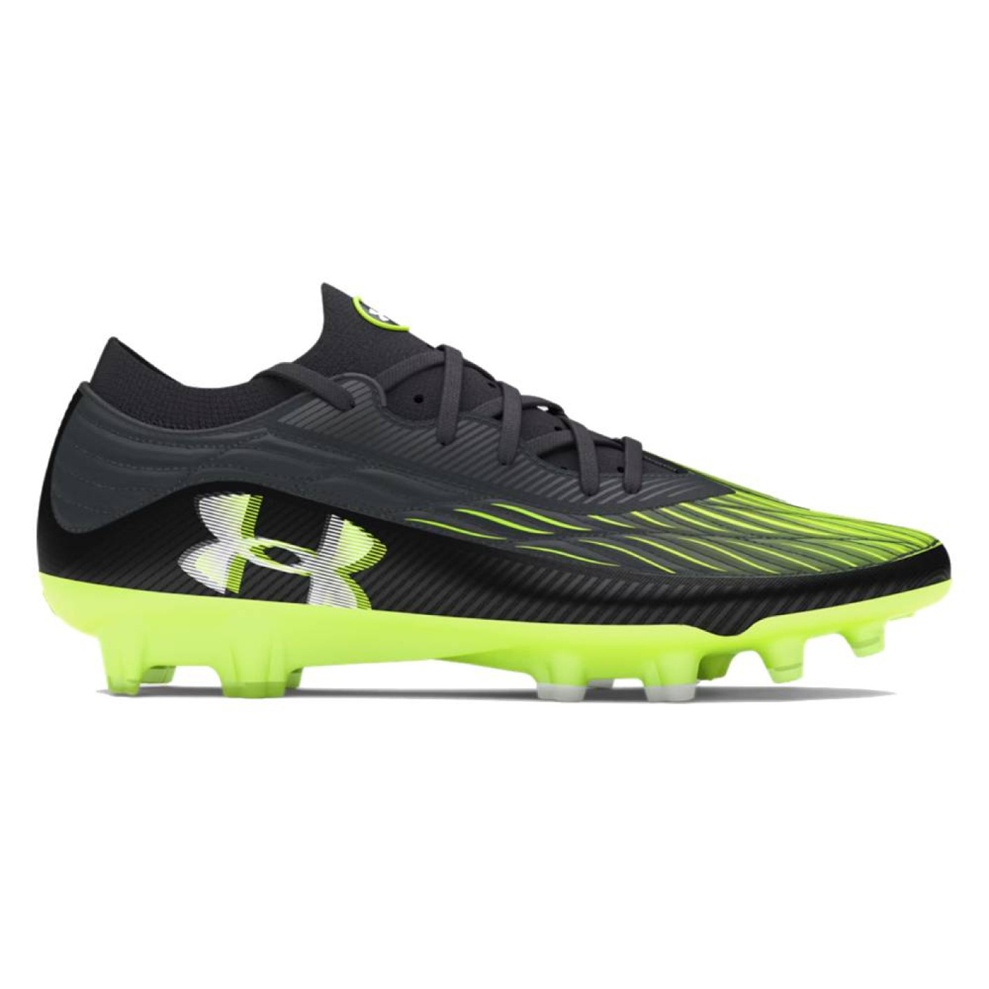 Chaussures de football Under Armour Magnetico Elite 4.0 Grass (FG) Noir/Vert